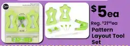 Fabricland Pattern Layout Tool Set offer