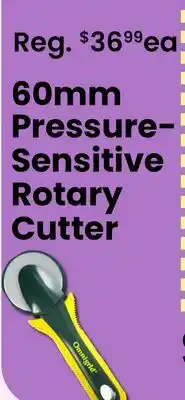 Fabricland 60mm Pressure-Sensitive Rotary Cutter offer