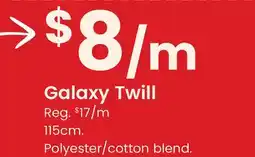 Fabricland Galaxy Twill offer