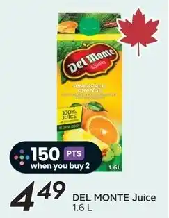 Sobeys Del monte juice offer