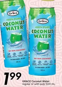 Sobeys Grace coconut water offer