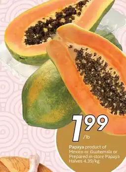 Sobeys Papaya offer