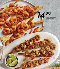 Sobeys Prepared in-store shrimp grillers offer