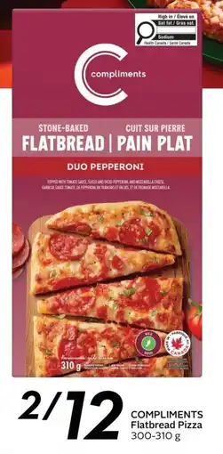Sobeys Compliments flatbread pizza offer