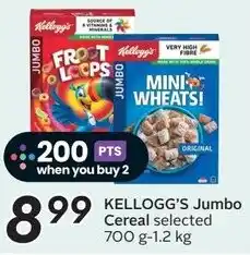 Sobeys Kellogg's jumbo cereal offer