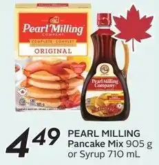Sobeys Pearl milling pancake mix offer