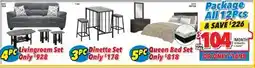 Surplus Furniture 12PC House Full Package #1 offer