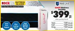 Surplus Furniture Rock Queen Mattress Set offer