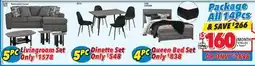 Surplus Furniture 14PC House Full Package #2 offer