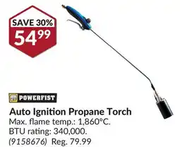 Princess Auto Auto Ignition Propane Torch offer