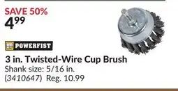 Princess Auto 3 in. Twisted-Wire Cup Brush offer