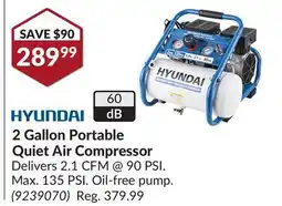 Princess Auto 2 Gallon Portable Quiet Air Compressor offer