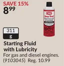 Princess Auto Starting Fluid with Lubricity offer