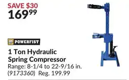 Princess Auto 1 Ton Hydraulic Spring Compressor offer