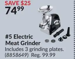 Princess Auto 5 Electric Meat Grinder offer