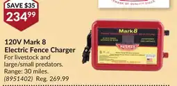 Princess Auto 120V Mark 8 Electric Fence Charger offer