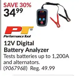 Princess Auto 12V Digital Battery Analyzer offer