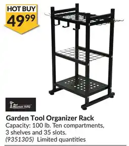 Princess Auto Garden Tool Organizer Rack offer