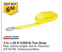 Princess Auto 2 in. x 20 ft2,000 lb Tow Strap offer