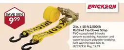 Princess Auto 2 in. x 15 ft2,500 lb Ratchet Tie-Down Strap offer