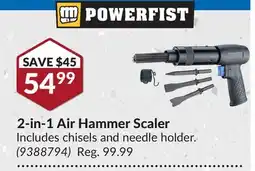 Princess Auto 2-in-1 Air Hammer Scaler offer