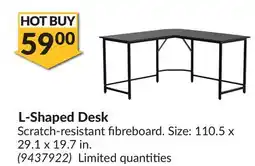Princess Auto L-Shaped Desk offer