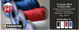 Princess Auto 12 Gauge 100 Primary Wire offer
