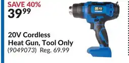 Princess Auto 20V Cordless Heat Gun, Tool Only offer