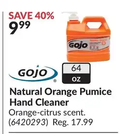 Princess Auto Natural Orange Pumice Hand Cleaner offer