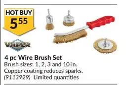 Princess Auto 4 pc Wire Brush Set offer