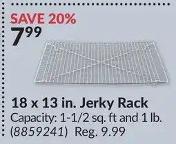 Princess Auto 18 x 13 in. Jerky Rack offer