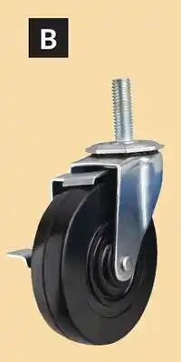 Princess Auto 4 in. Threaded-Stem Casters offer