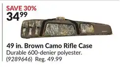 Princess Auto 49 in. Brown Camo Rifle Case offer