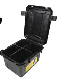 Princess Auto Black Tactical Ammo Crate Utility Boxes with Dividers offer