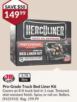 Princess Auto Pro-Grade Truck Bed Liner Kit offer
