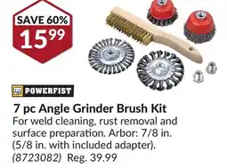 Princess Auto 7 pc Angle Grinder Brush Kit offer