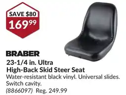 Princess Auto 23-1/4 in. Ultra High-Back Skid Steer Seat offer