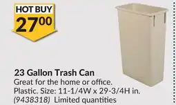 Princess Auto 23 Gallon Trash Can offer