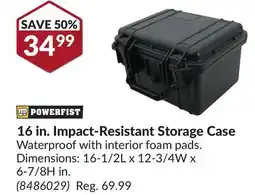 Princess Auto 16 in. Impact-Resistant Storage Case offer