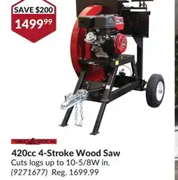 Princess Auto 420cc 4-Stroke Wood Saw offer