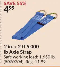 Princess Auto 2 in. x 2 ft5,000 lb Axle Strap offer