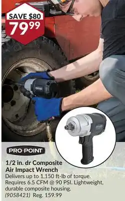 Princess Auto 1/2 in. dr Composite Air Impact Wrench offer