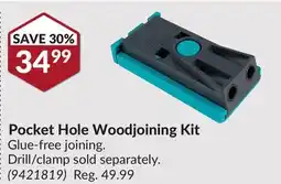 Princess Auto Pocket Hole Woodjoining Kit offer