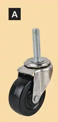 Princess Auto 2 in. Threaded Stem Casters, Swivel offer
