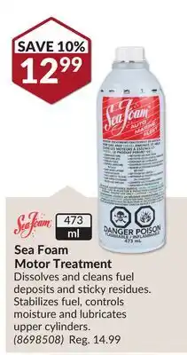 Princess Auto Motor Treatment offer