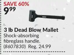 Princess Auto 3 lb Dead Blow Mallet offer