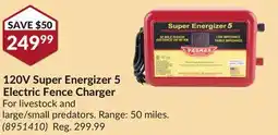 Princess Auto 120V Super Energizer 5 Electric Fence Charger offer