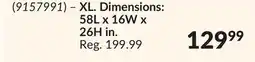Princess Auto XL. Dimensions: 58L x 16W x 26H in. 1-Door Live Traps offer