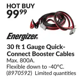 Princess Auto 30 ft1 Gauge Quick- Connect Booster Cables offer