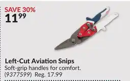 Princess Auto Left-Cut Aviation Snips offer